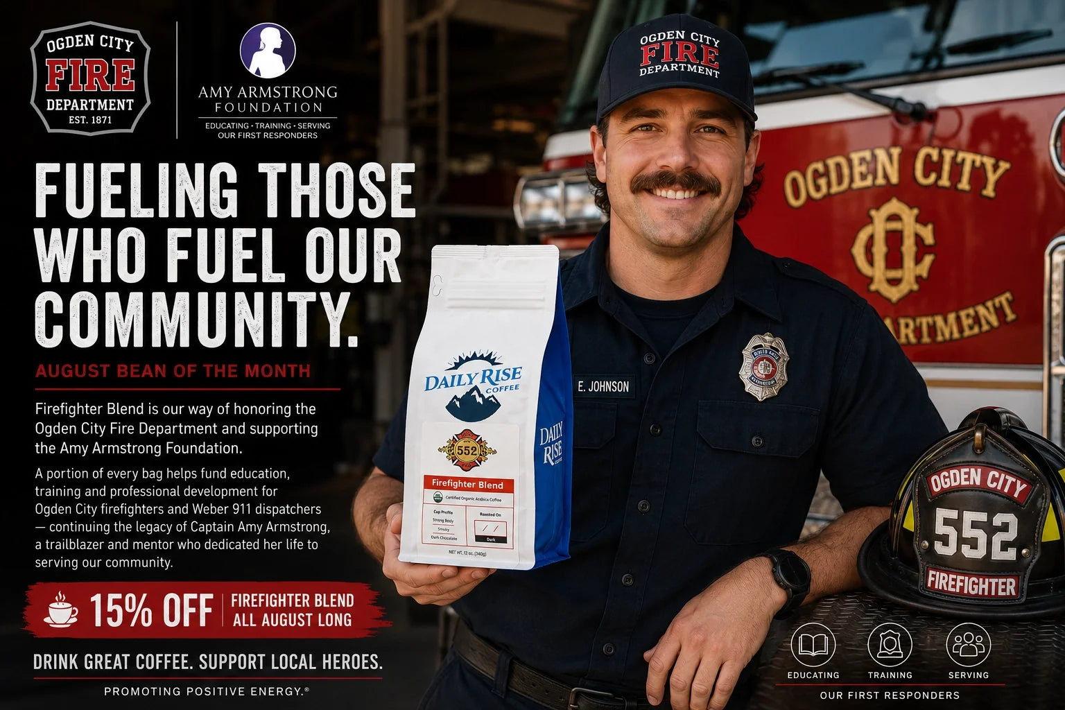Firefighter Blend Coffee: August Bean of the Month