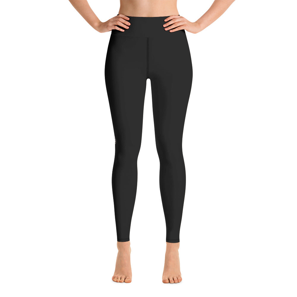 DRC Black Yoga Leggings – Front