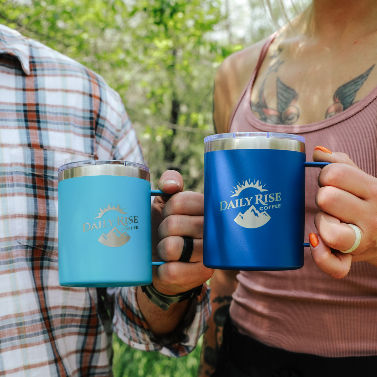 Light Blue 12oz. Stainless Steel Tumbler