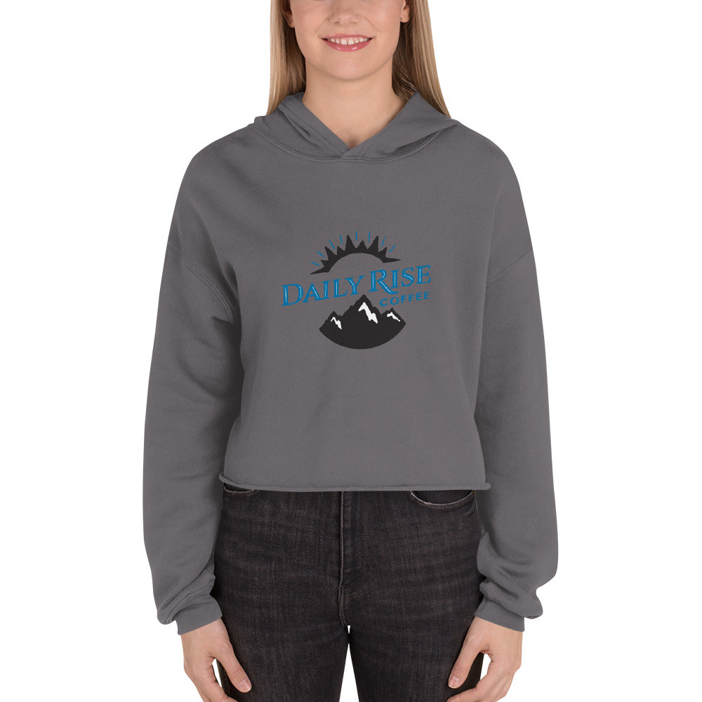 DRC Crop Hoodie – Storm Gray